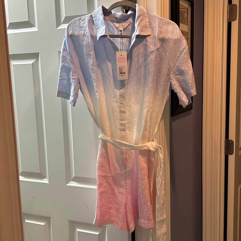 Lilly Pulitzer Romper - ChambrayTint Ombre Dip Dye